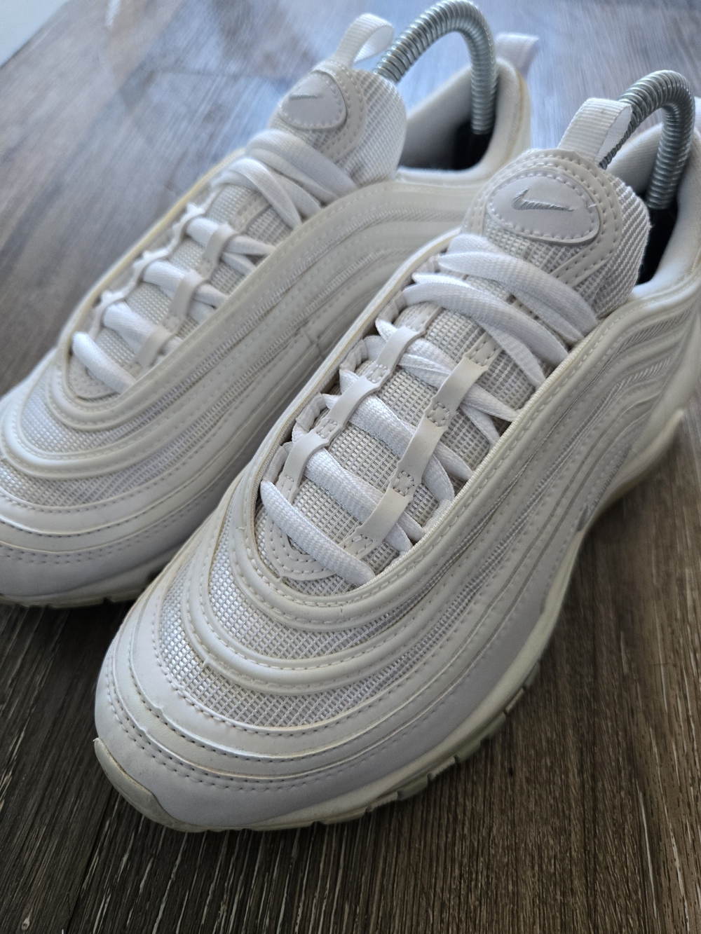 Nike Men’s Air Max 97 Sneakers - White - Picture 2 of 13